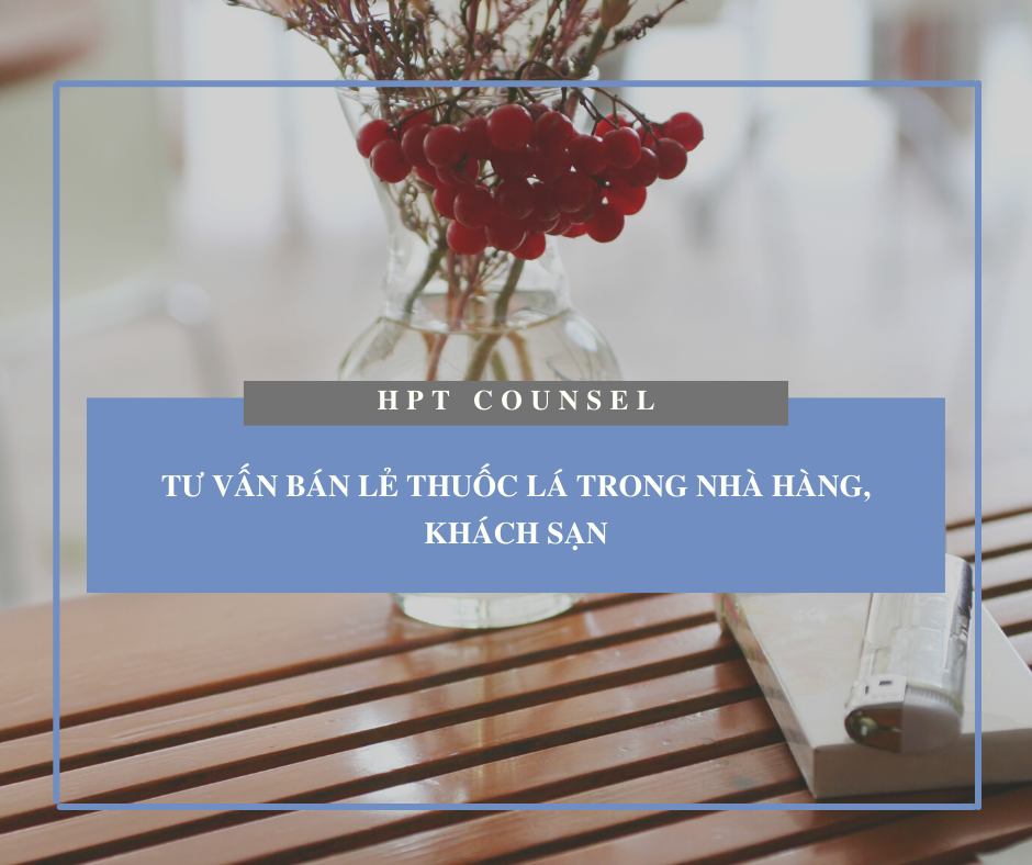 Tư vấn bán lẻ thuốc lá trong nhà hàng, khách sạn