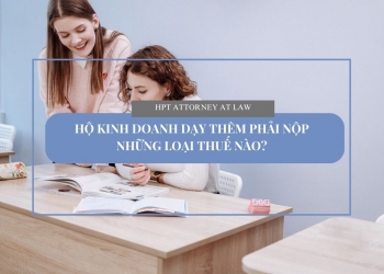 Hộ kinh doanh dạy thêm phải đóng thuế gì?