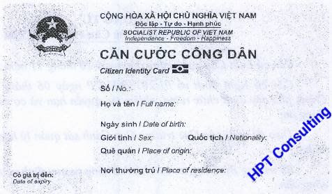 Đã có mẫu thẻ căn cước công dân gắn chip